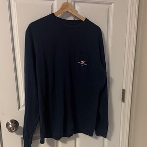 Vineyard Vines Navy Long Sleeve Shirt